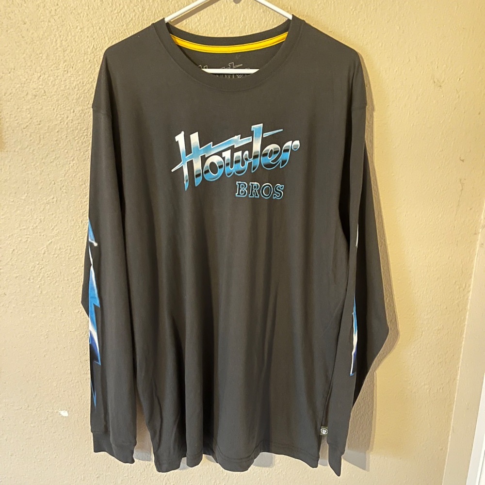 Howler Brothers Dark Gray Men's Long-sleeve Graphic T-Shirt XL NWOT